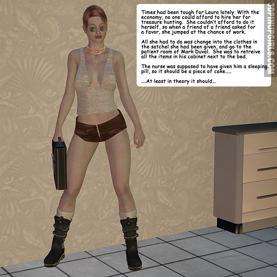 Lara Croft - Naughty Nurse